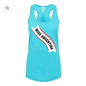 Beetlejuice the Musical Miss Argentina Racer Back Tank Top